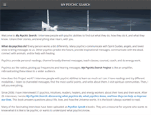 Tablet Screenshot of mypsychicsearch.com